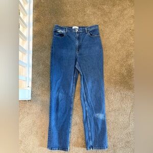 Abercrombie & Fitch Light Blue High Rise Jeans Curve Love Tall